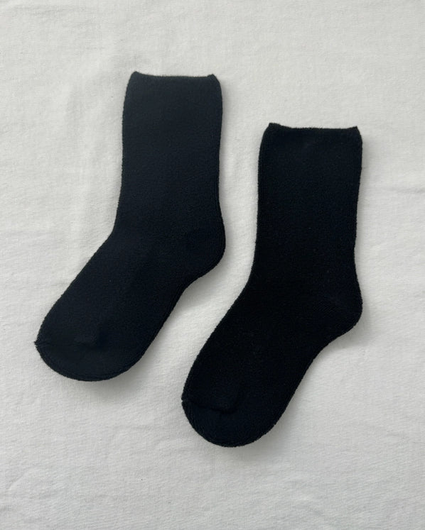 LE BON SHOPPE CLOUD SOCKS - JET BLACK