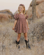 RYLEE + CRU JOLENE DRESS - ROSETTE