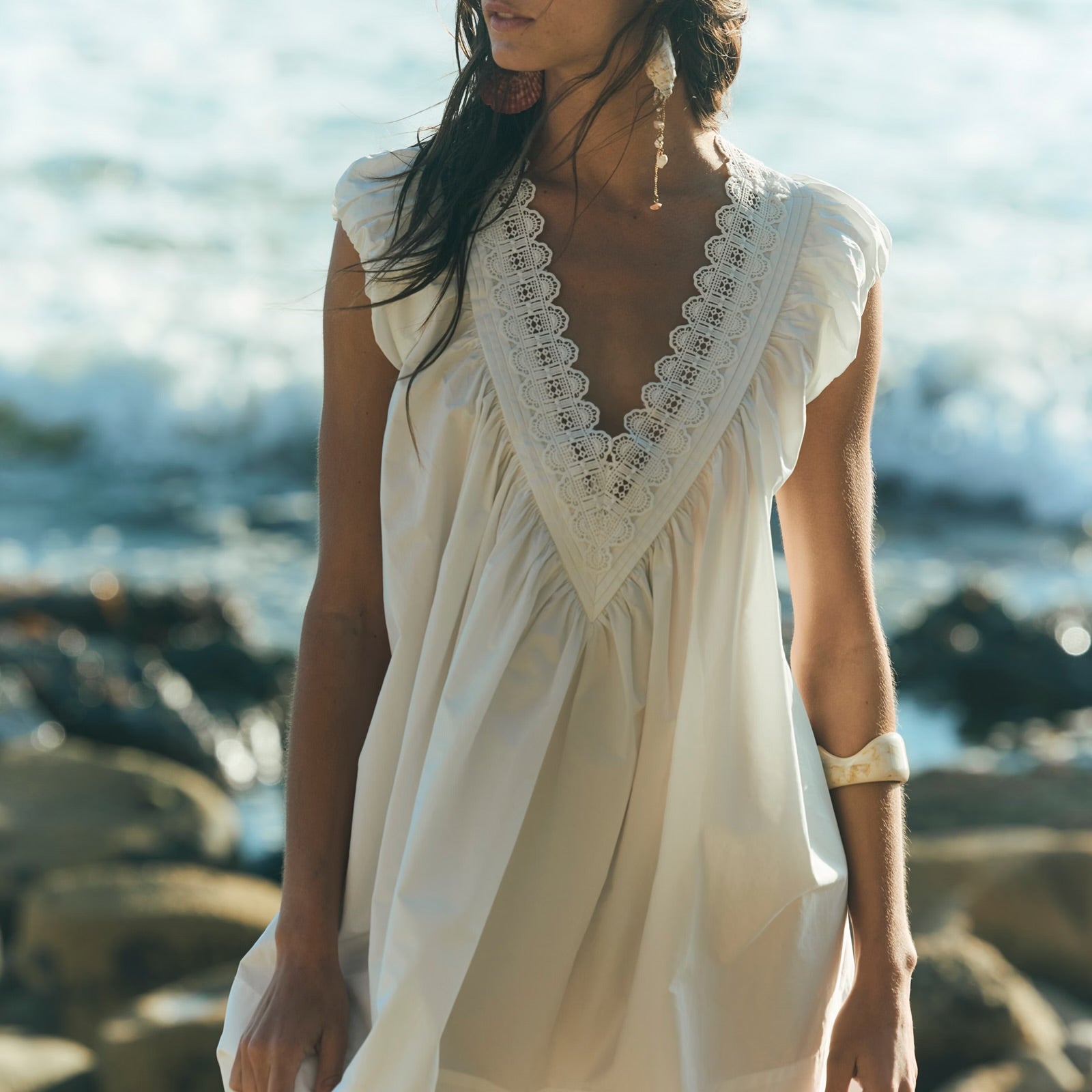 FREE PEOPLE SUNDAZED MINI DRESS - SUGAR SWIZZLE