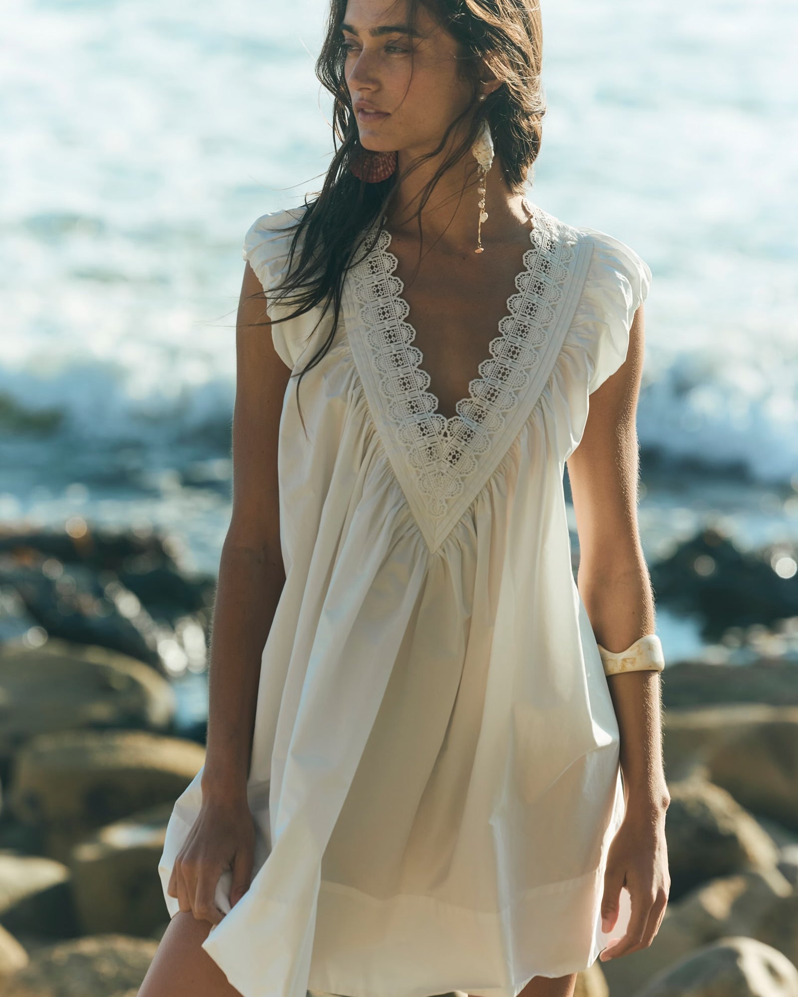 FREE PEOPLE SUNDAZED MINI DRESS - SUGAR SWIZZLE