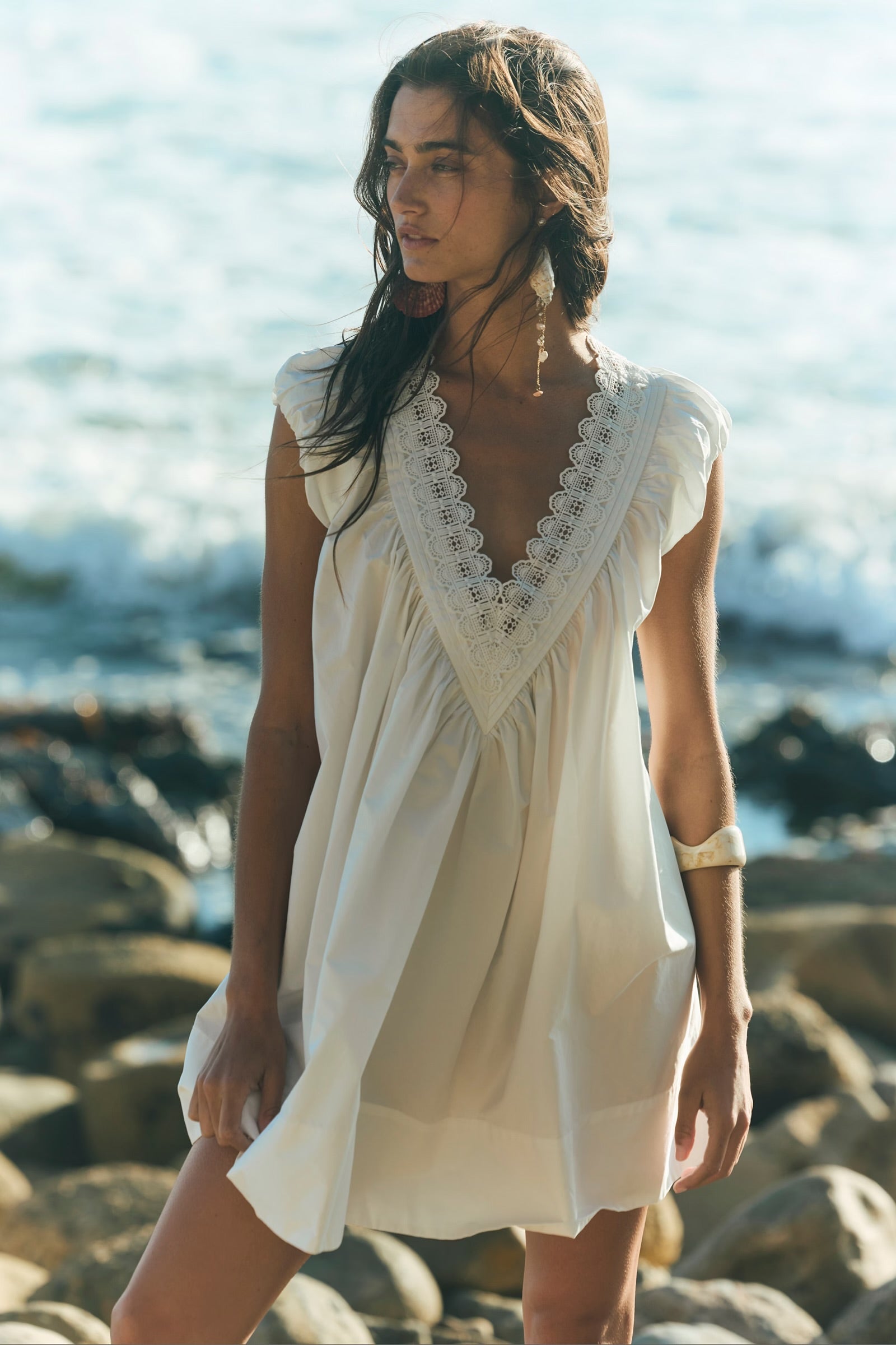 FREE PEOPLE SUNDAZED MINI DRESS - SUGAR SWIZZLE