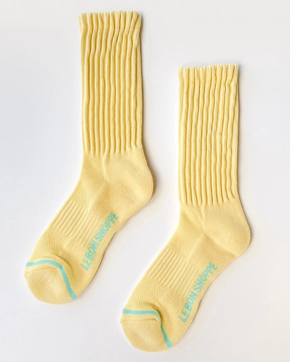 LE BON SHOPPE BALLET SOCKS - PALE YELLOW