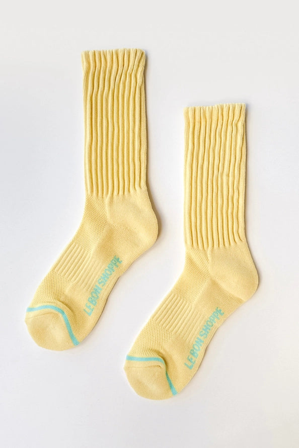 LE BON SHOPPE BALLET SOCKS - PALE YELLOW