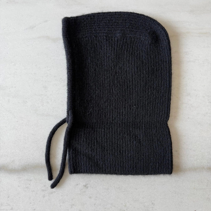 FUZZY ALPACA BALACLAVA - BLACK