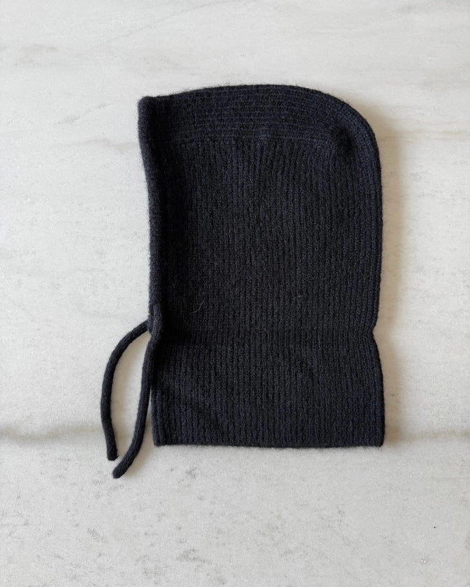FUZZY ALPACA BALACLAVA - BLACK
