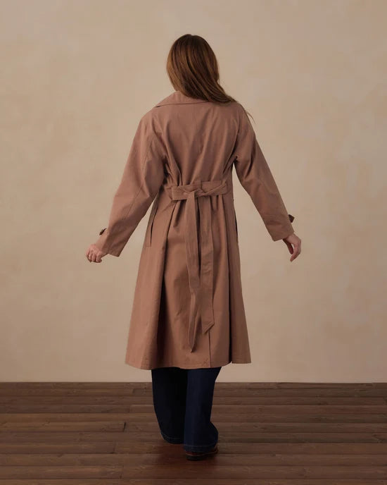 RYLEE + CRU TRENCH COAT - CLAY