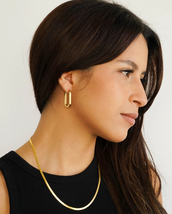 ANDREA SNAKE NECKLACE - GOLD