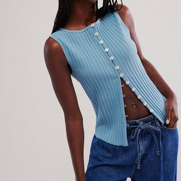 FREE PEOPLE TILLY VEST - OCEAN VIEW