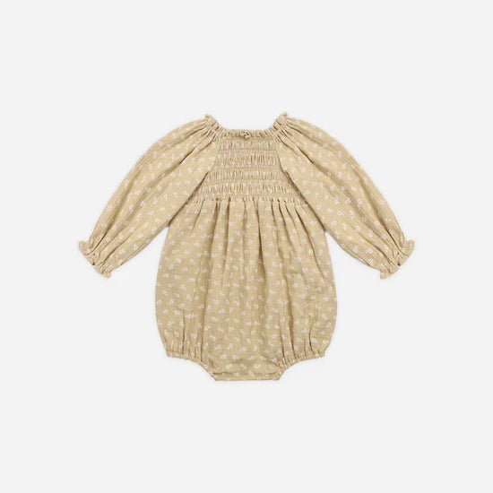 QUINCY MAE EDEN ROMPER - BUTTERSCOTCH FLORAL