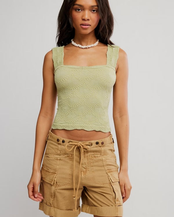 FREE PEOPLE LOVE LETTER TANK - WINTER PEAR