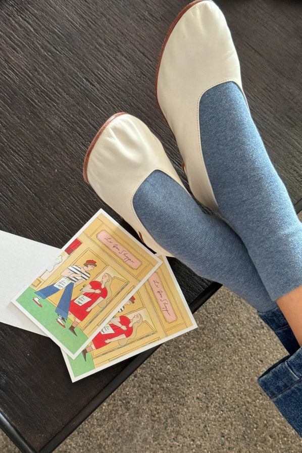 LE BON SHOPPE SNEAKER SOCKS - DENIM