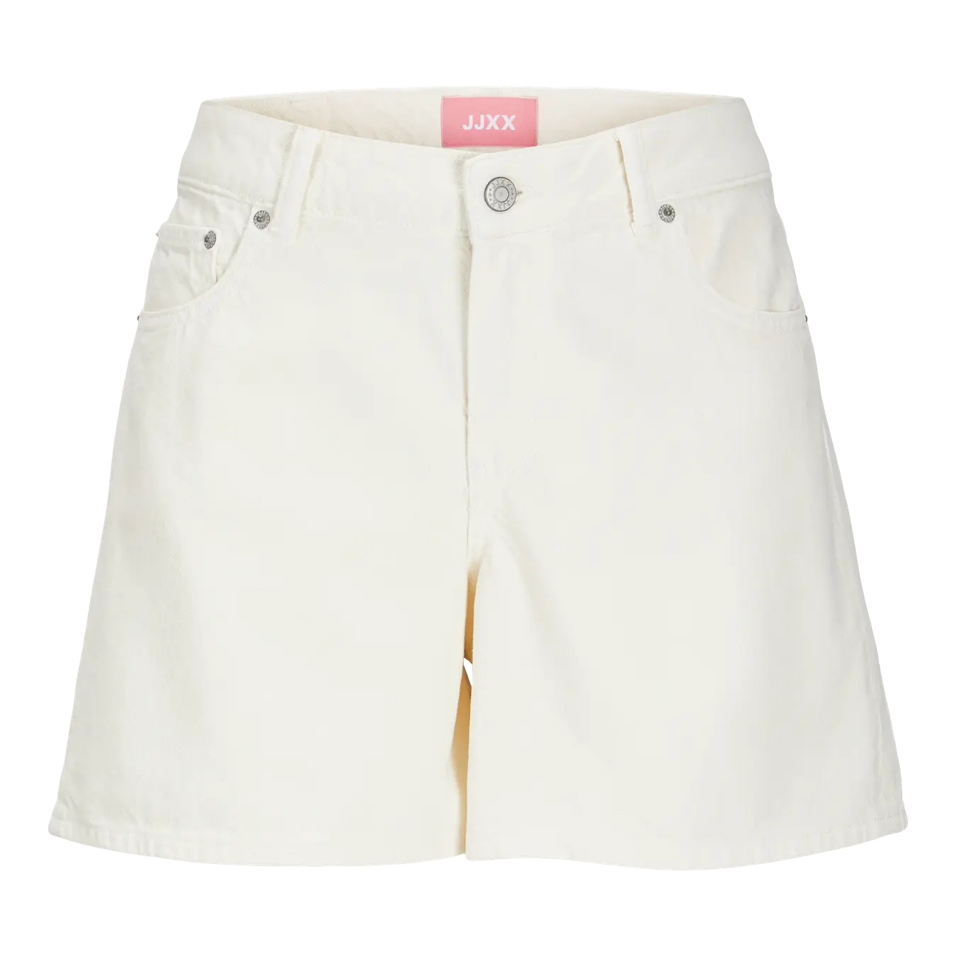 JJXX LAURA DENIM SHORTS - WHITE