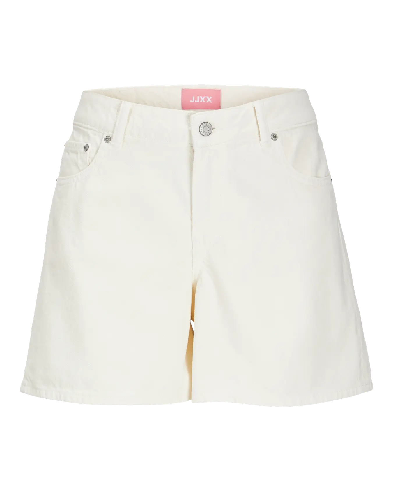 JJXX LAURA DENIM SHORTS - WHITE