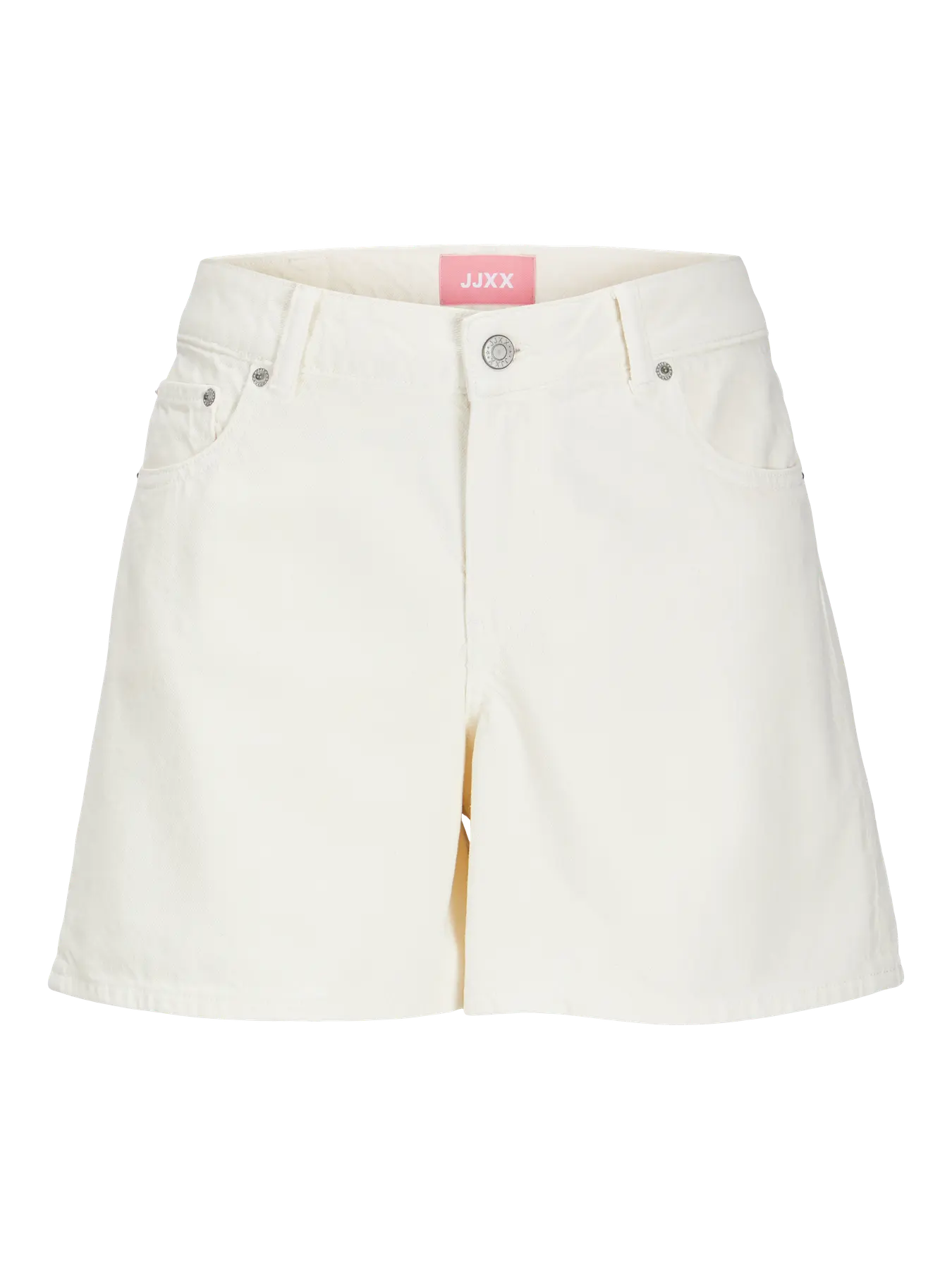 JJXX LAURA DENIM SHORTS - WHITE