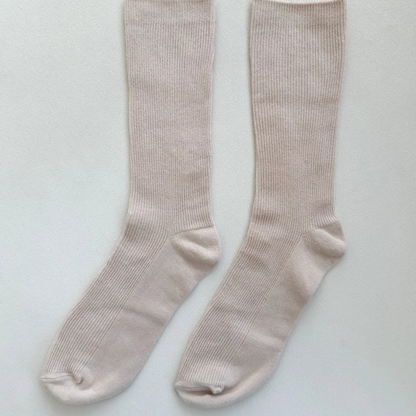 LE BON SHOPPE TROUSER SOCKS - EGGNOG