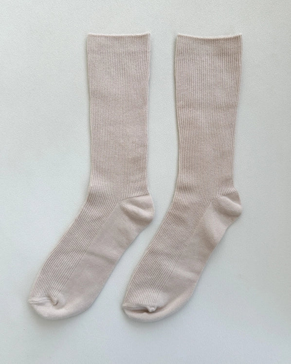 LE BON SHOPPE TROUSER SOCKS - EGGNOG