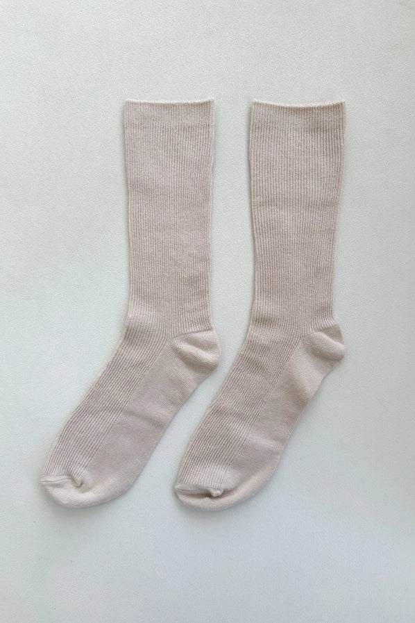 LE BON SHOPPE TROUSER SOCKS - EGGNOG