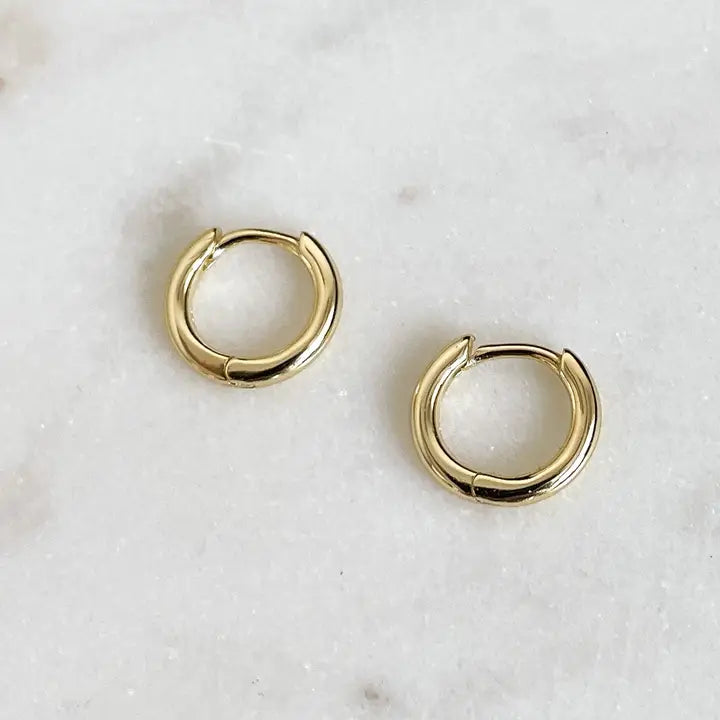 DORMO HOOP EARRINGS - GOLD