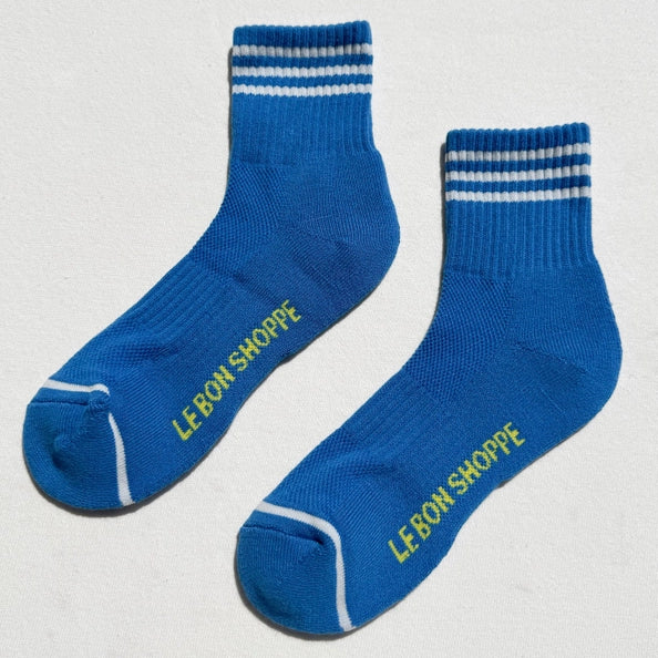 LE BON SHOPPE GIRLFRIEND SOCKS - ROYAL BLUE