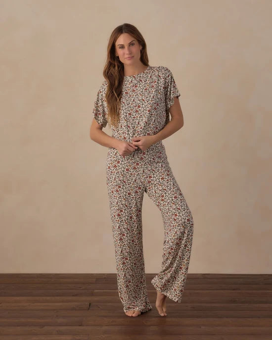 RYLEE + CRU RUTHIE 2PC PJ SET - HOLIDAY FLORAL