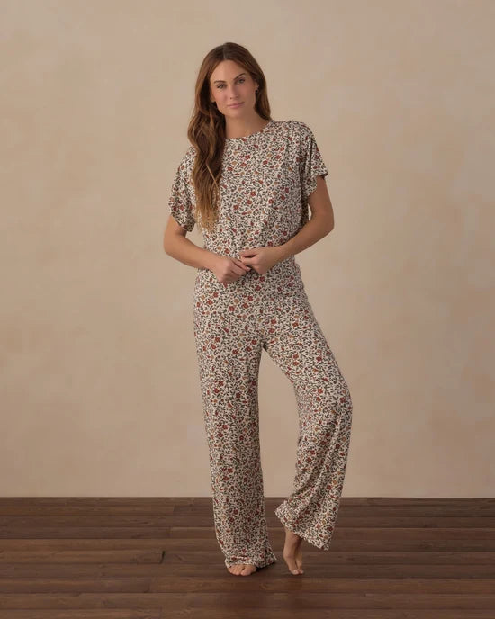 RYLEE + CRU RUTHIE 2PC PJ SET - HOLIDAY FLORAL