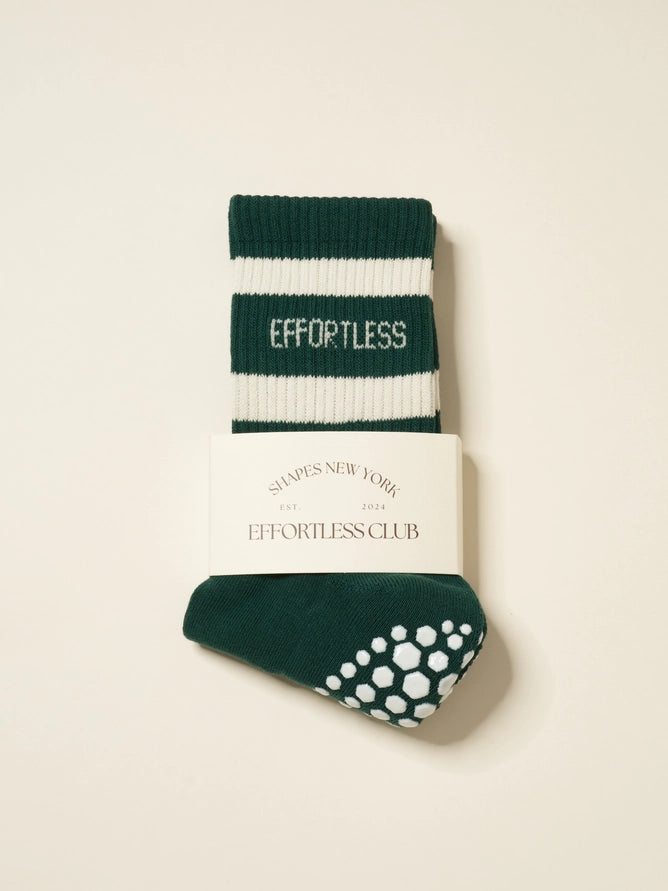 EFFORTLESS CLUB GRIP SOCKS - DARK GREEN
