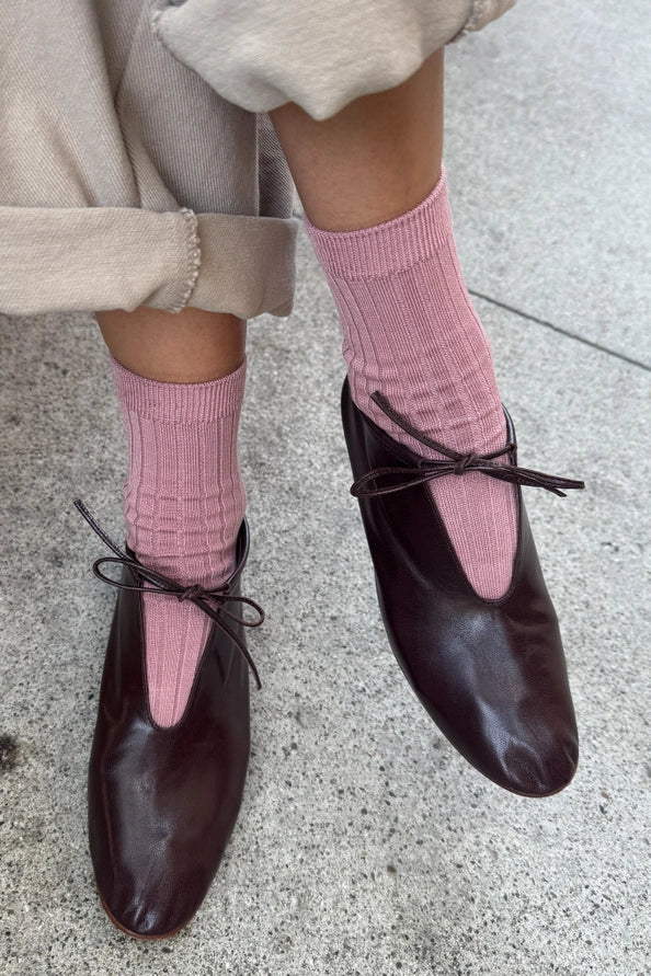 LE BON SHOPPE HER SOCKS - DESERT ROSE