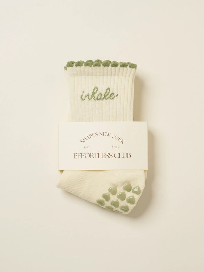 EFFORTLESS CLUB GRIP SOCKS - MATCHA