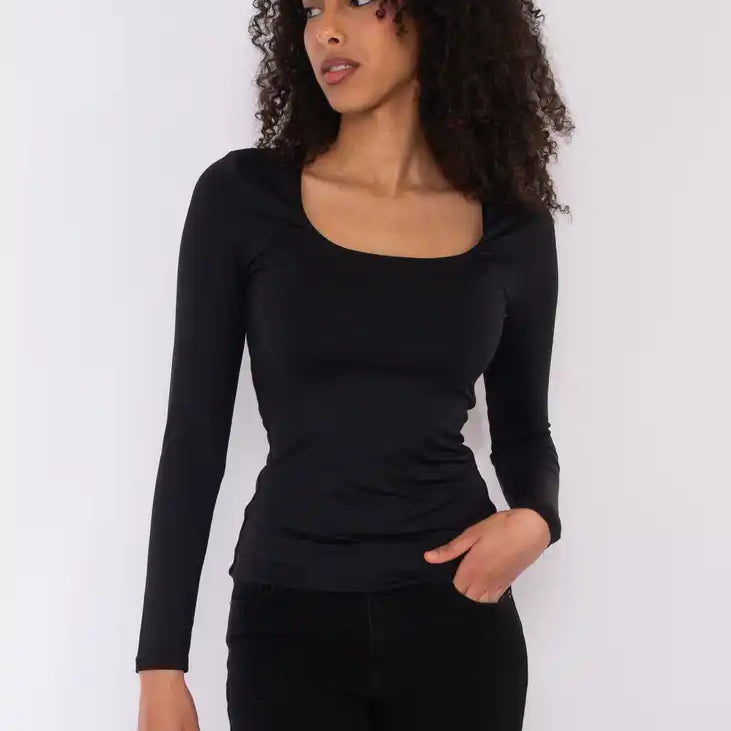 MARIANA SIGNATURE LONG SLEEVE - BLACK