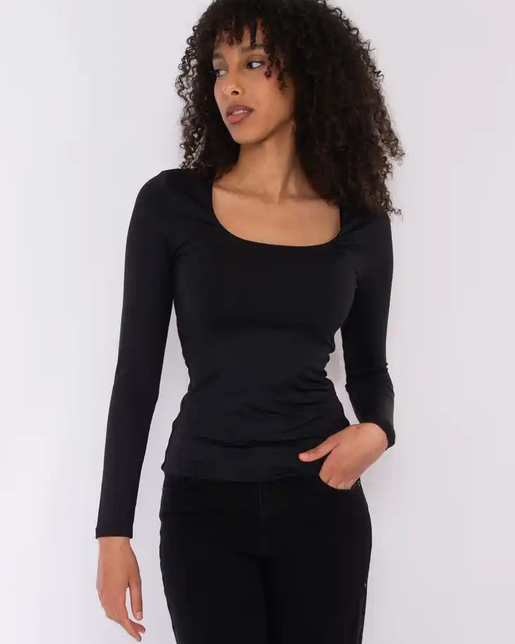 MARIANA SIGNATURE LONG SLEEVE - BLACK