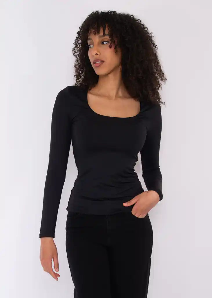 MARIANA SIGNATURE LONG SLEEVE - BLACK