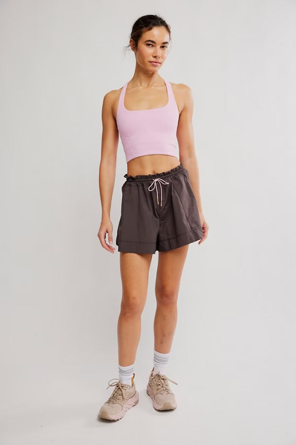 FREE PEOPLE HORIZON SHORT - CHOCOLATE