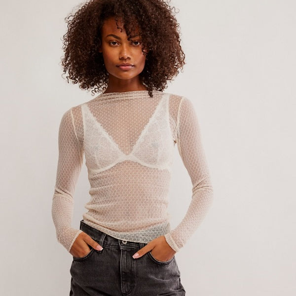 FREE PEOPLE MINDING MY BUSINESS TOP - TEA