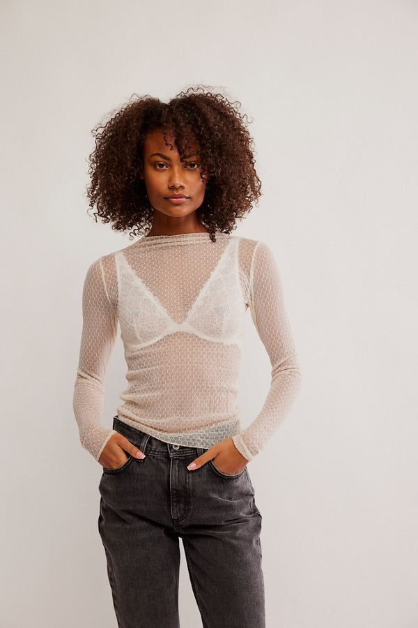 FREE PEOPLE MINDING MY BUSINESS TOP - TEA