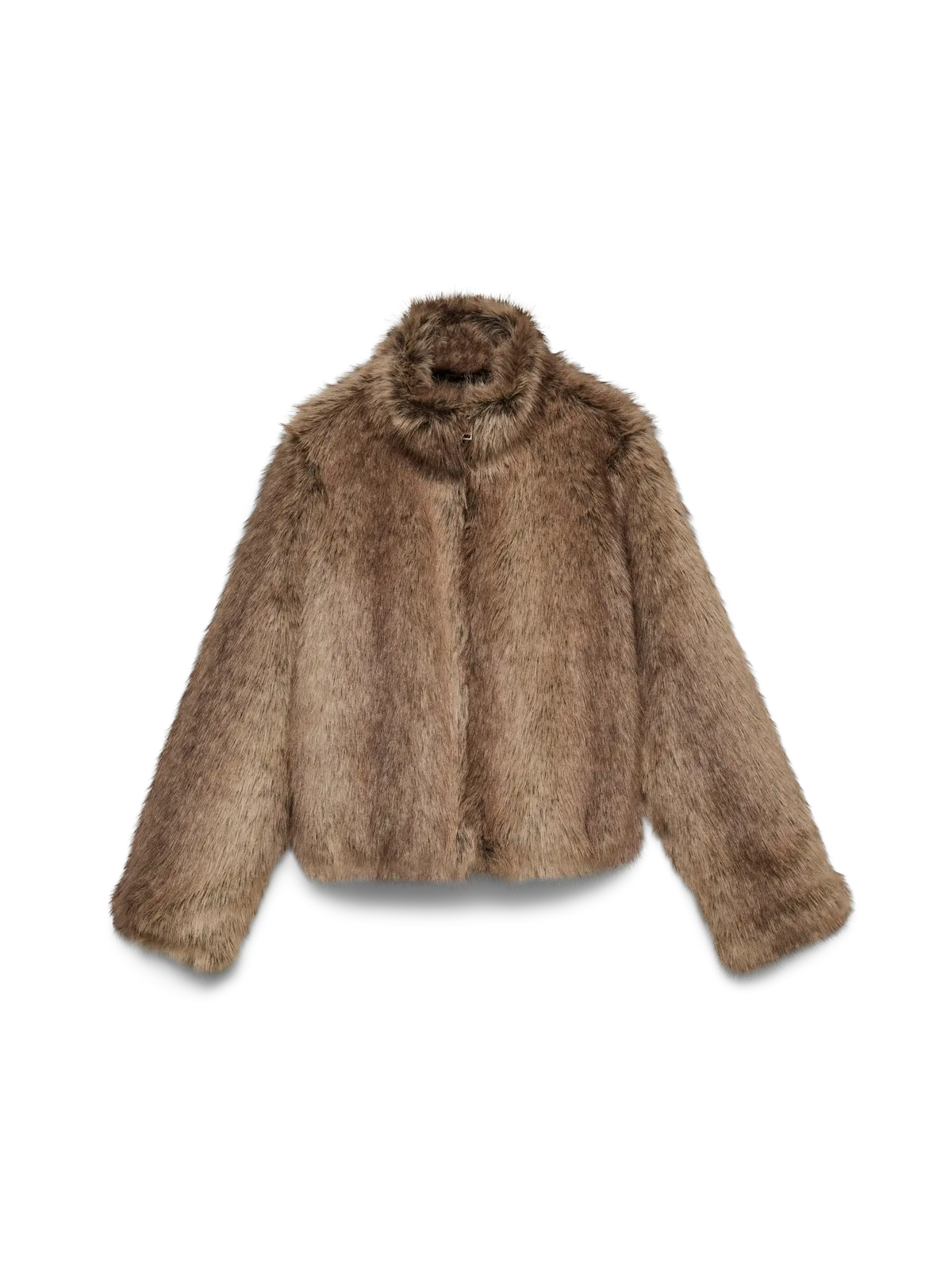 VM SASCHA FAUX FUR JACKET - SILVER MINK