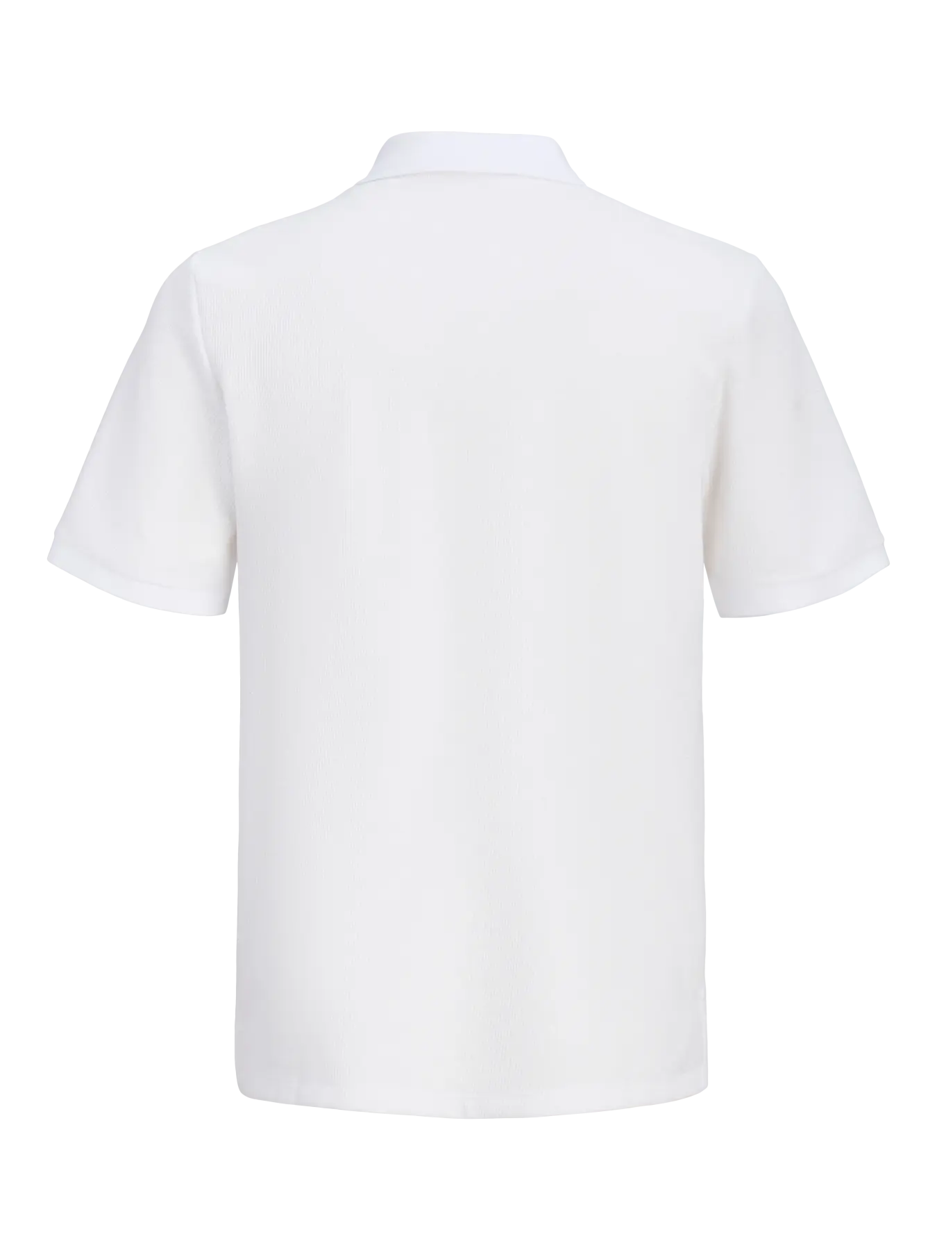 JJ AUSTIN ZIP POLO - WHITE