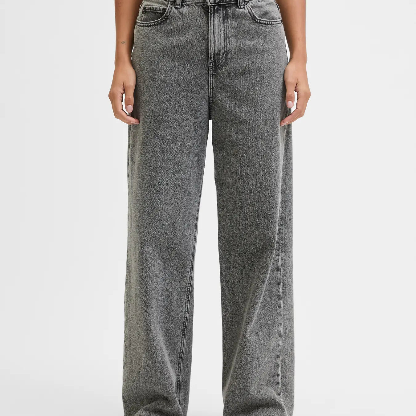 JJXX TOKYO WIDE JEANS - GREY DENIM