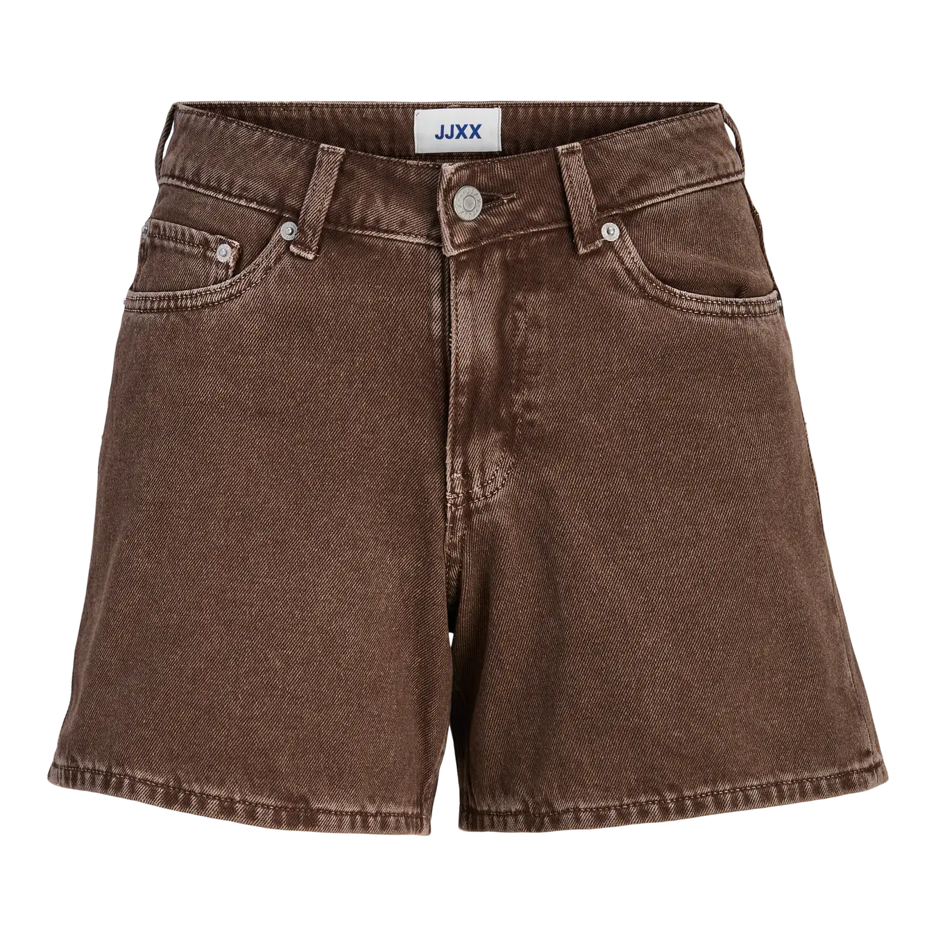 JJXX SEVILLE DENIM SHORTS - CHOCOLATE BROWN