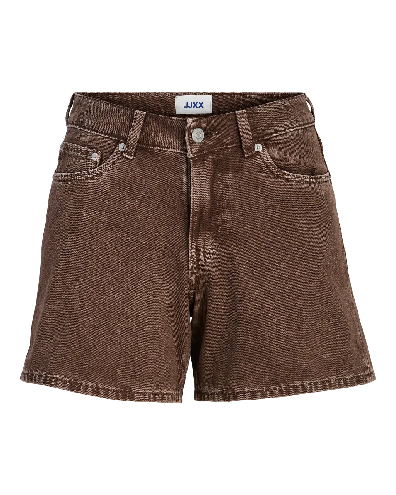 JJXX SEVILLE DENIM SHORTS - CHOCOLATE BROWN