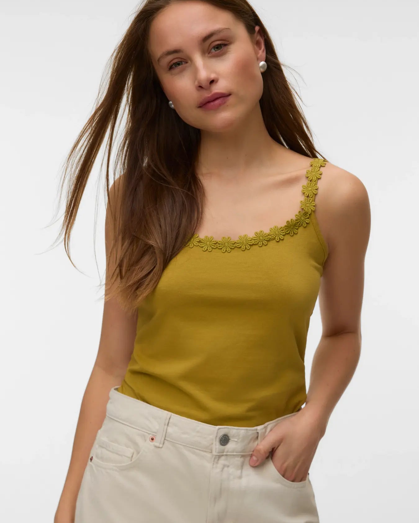 VM FLORA TANK TOP - WILLOW