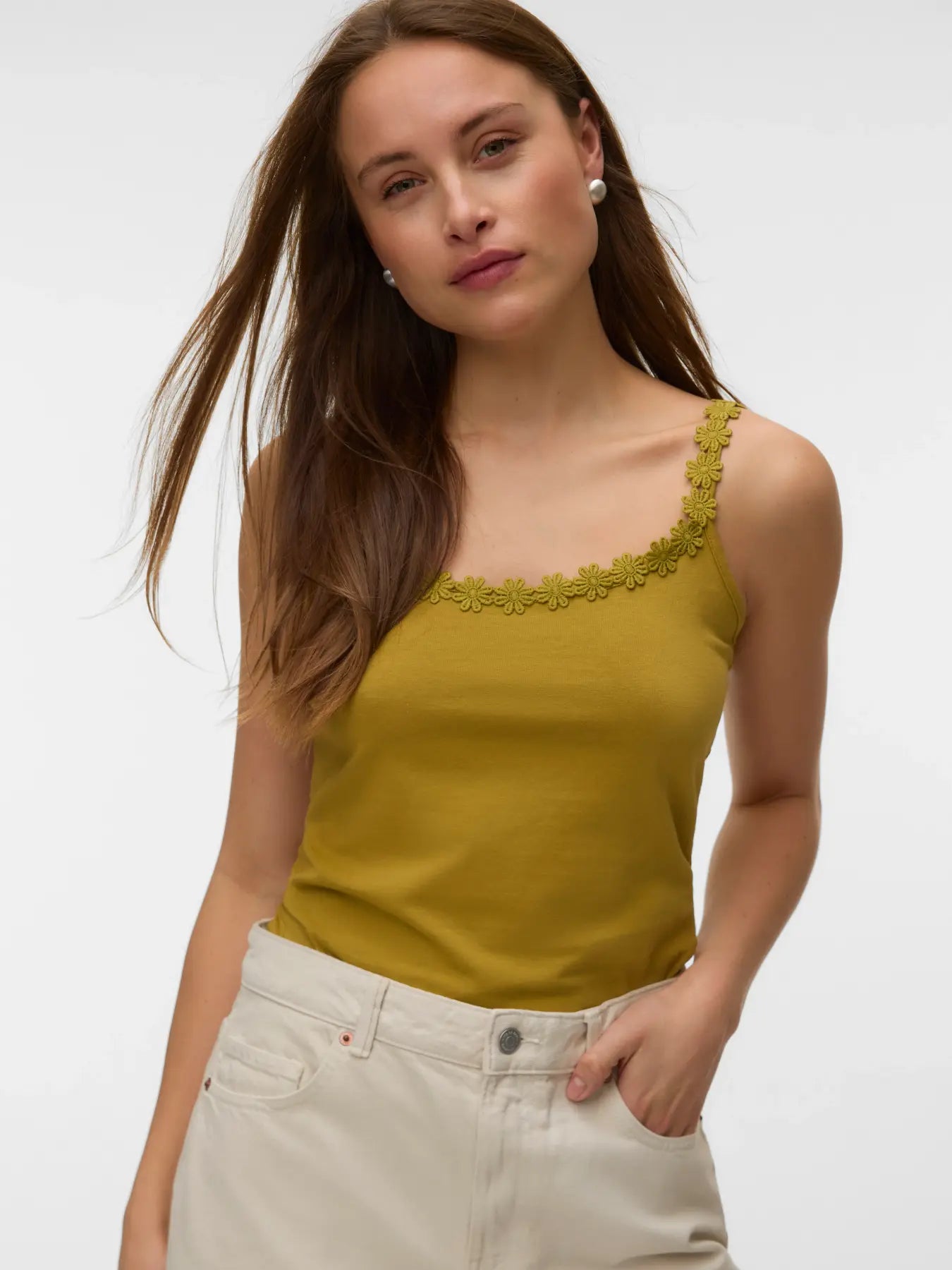VM FLORA TANK TOP - WILLOW