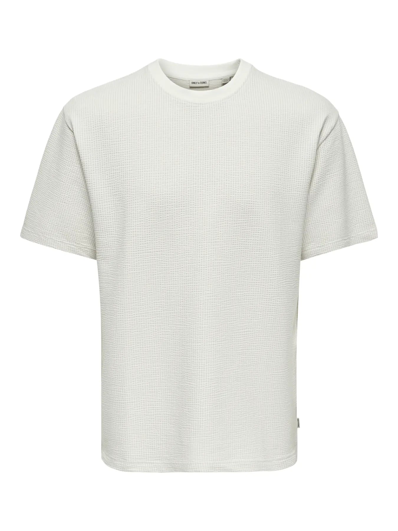 ONLY + SONS KIAN RELAXED TEE - EGRET