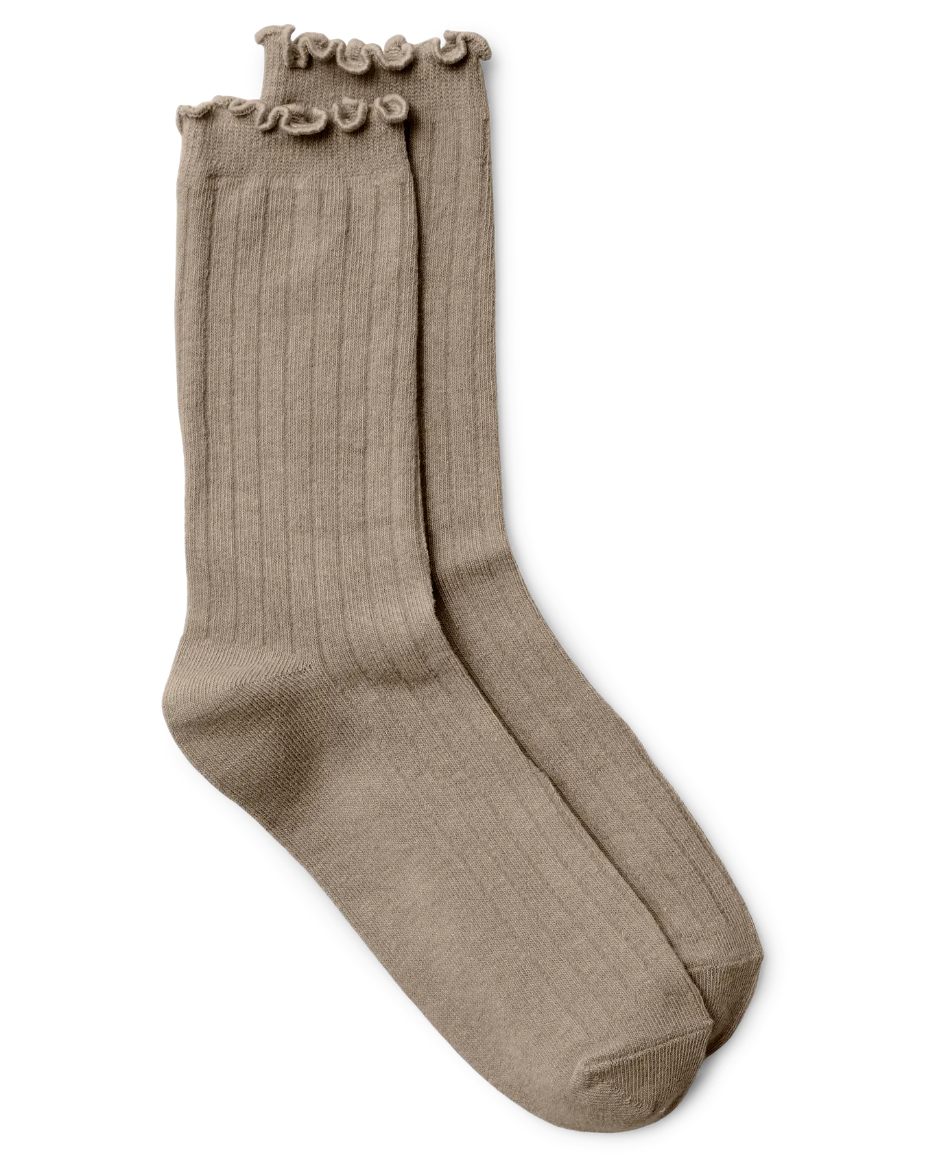 VM ENA RUFFLED SOCKS - SILVER MINK