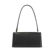 PIXIE MOOD ABIGAIL CLUTCH - BLACK PLEATED