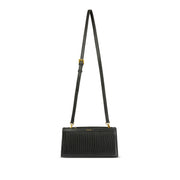 PIXIE MOOD ABIGAIL CLUTCH - BLACK PLEATED