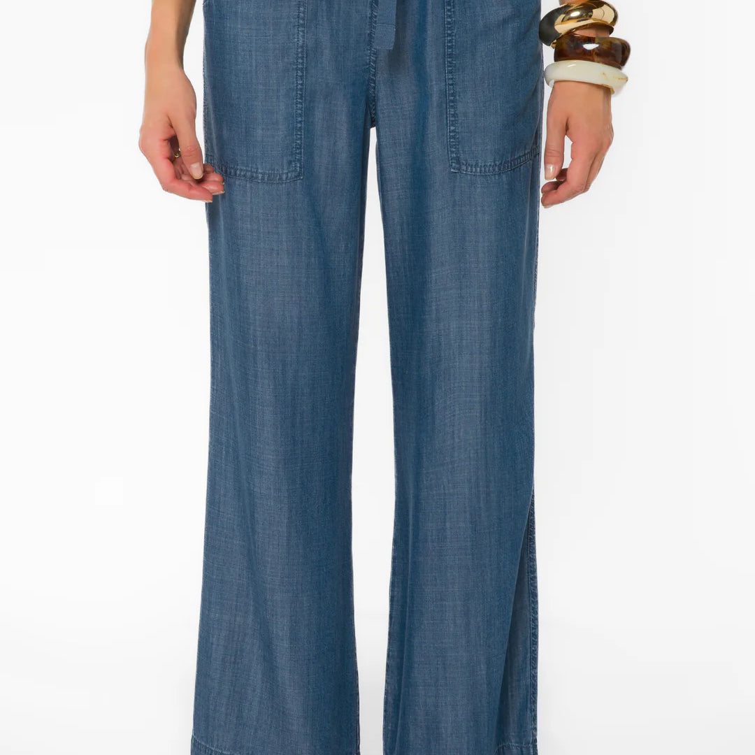 VELVET HEART ALEAH LOOSE PANTS - MEDIUM WASH