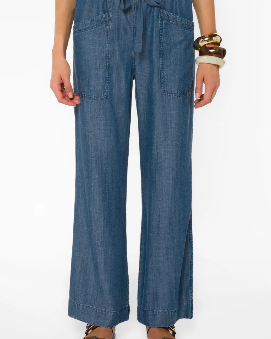 VELVET HEART ALEAH LOOSE PANTS - MEDIUM WASH