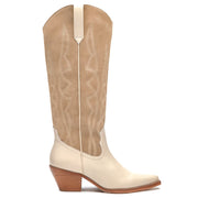 MATISSE ALPHINE LEATHER BOOT - IVORY / NATURAL