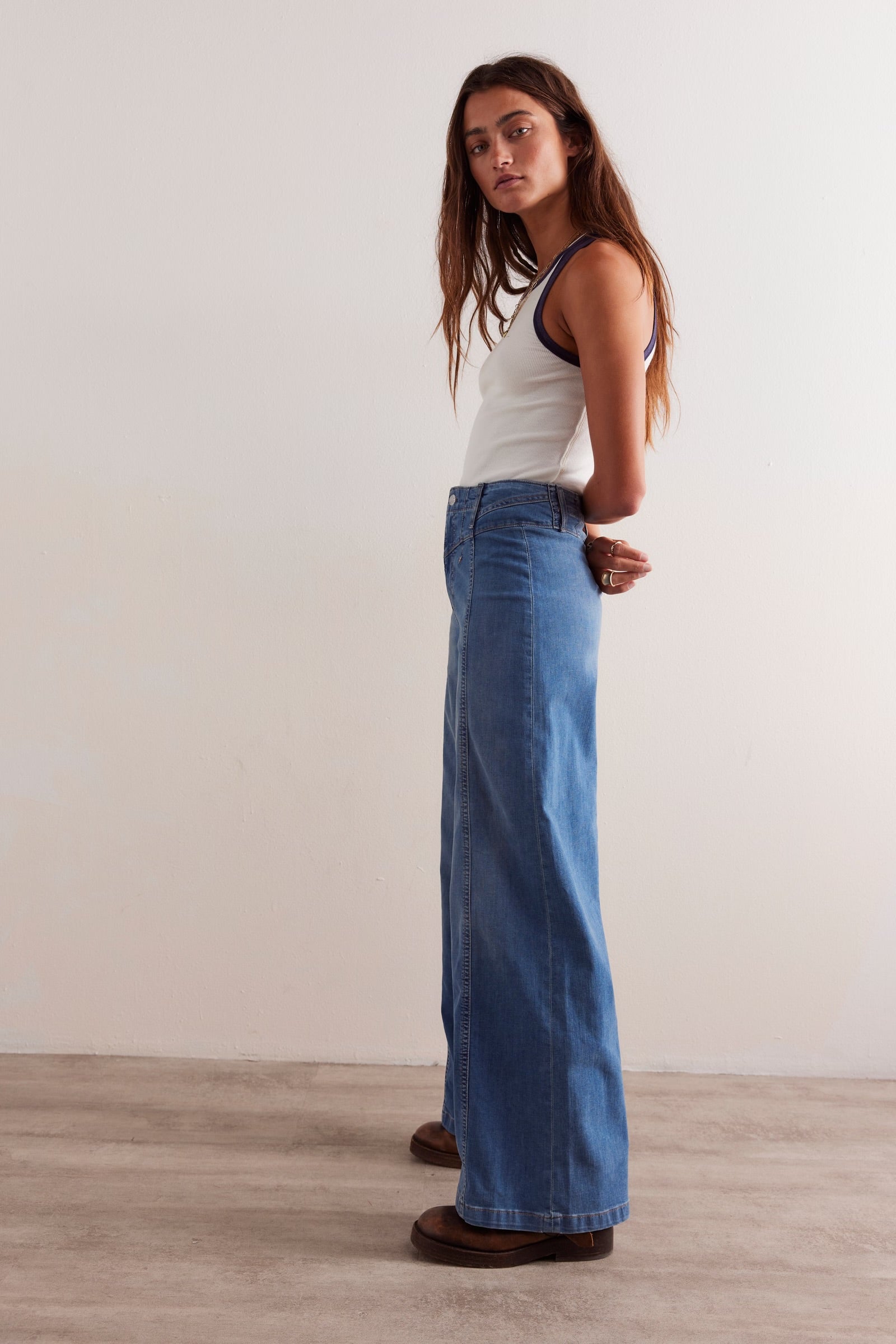 FREE PEOPLE LIBRE WIDE LEG PANT - GOODIE GOODIE