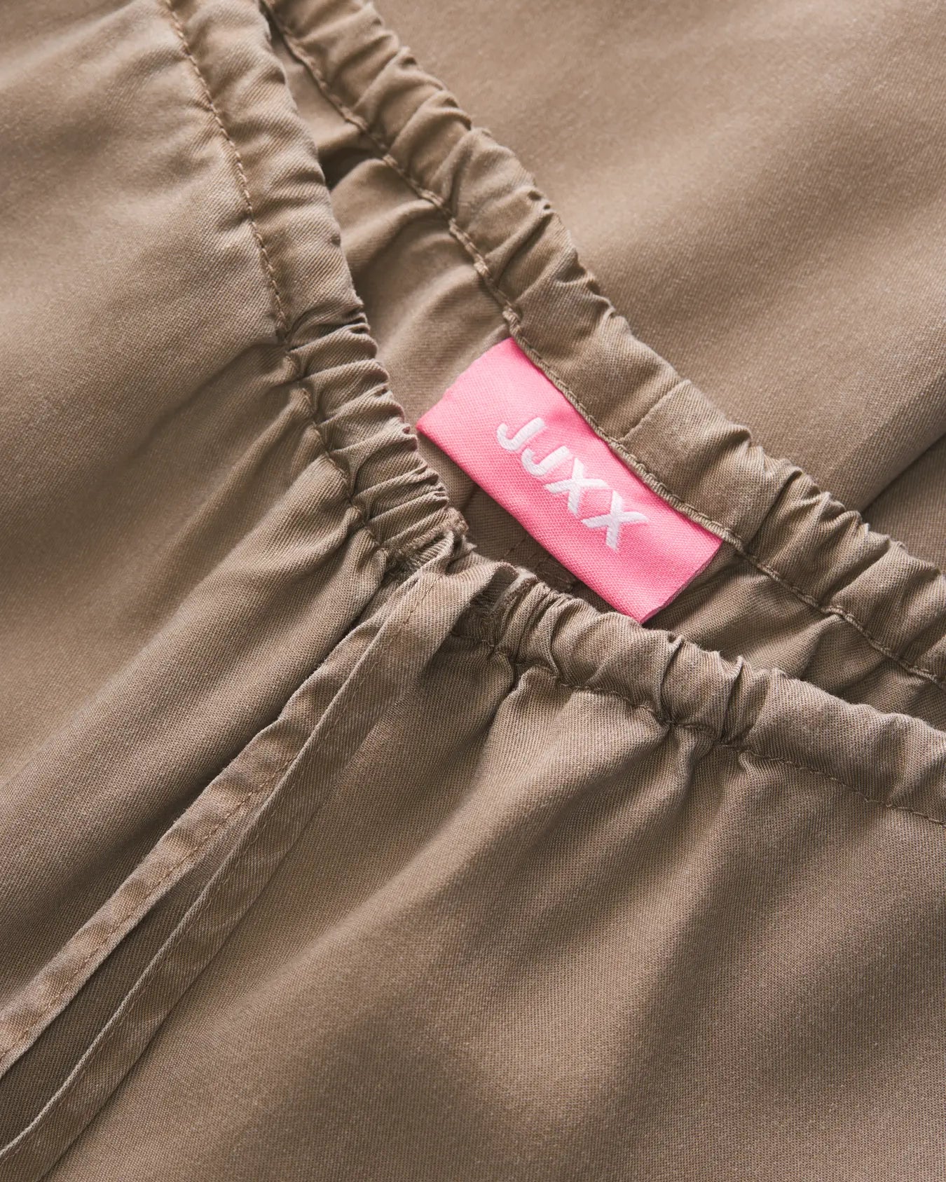 JJXX INGRID FLORA LOOSE PANTS - FEATHER GREY